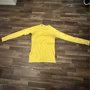 Yellow Long Sleeve lululemon Top